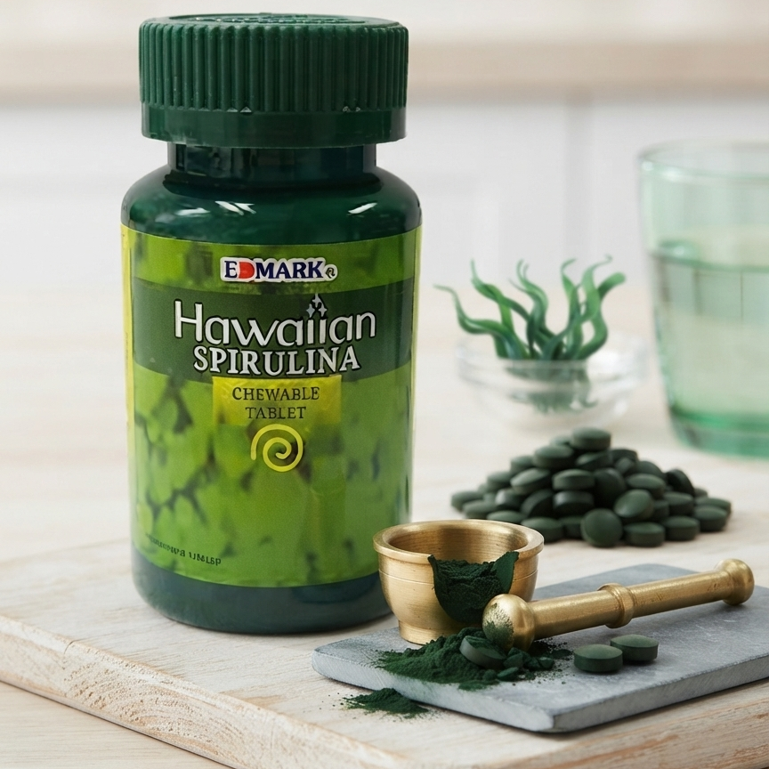 Hawaiian spirulina tablette
