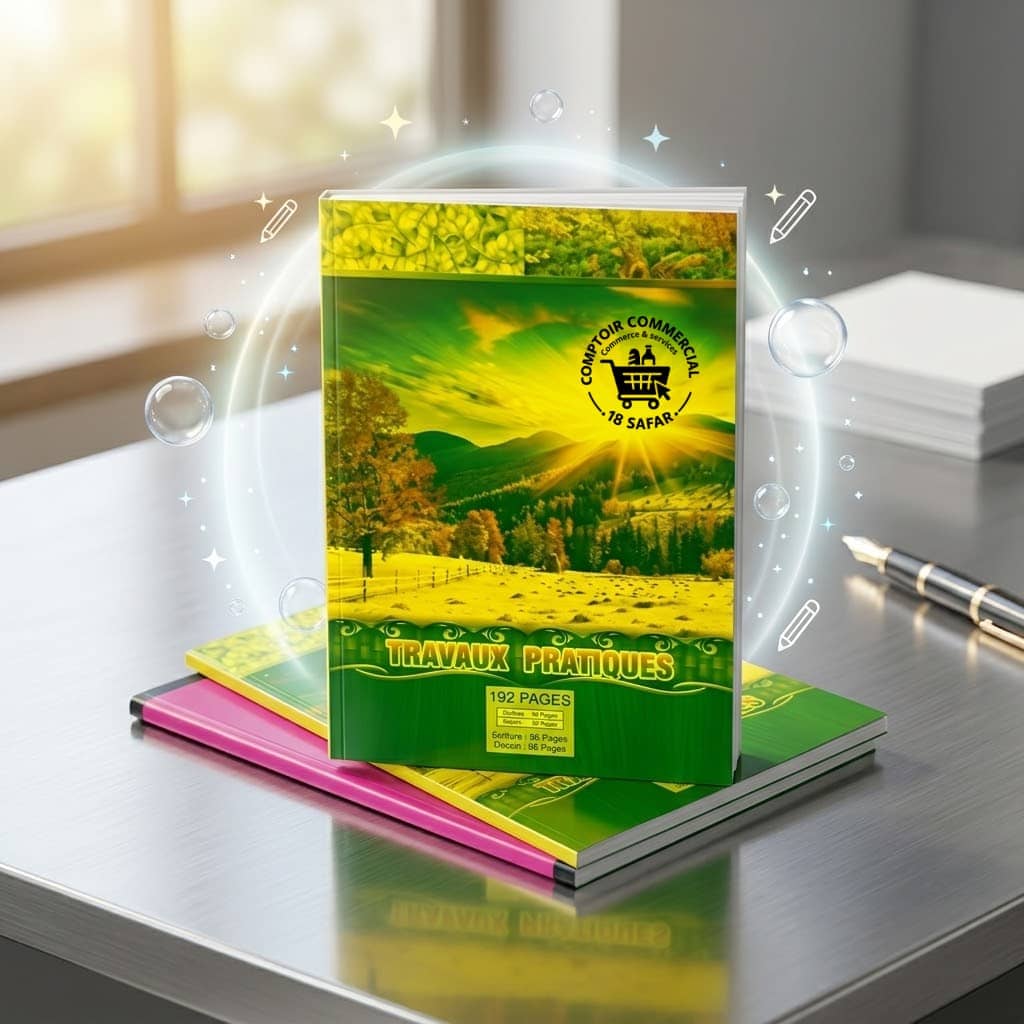 Cahier travaux pratiques 200 pages 5pcs