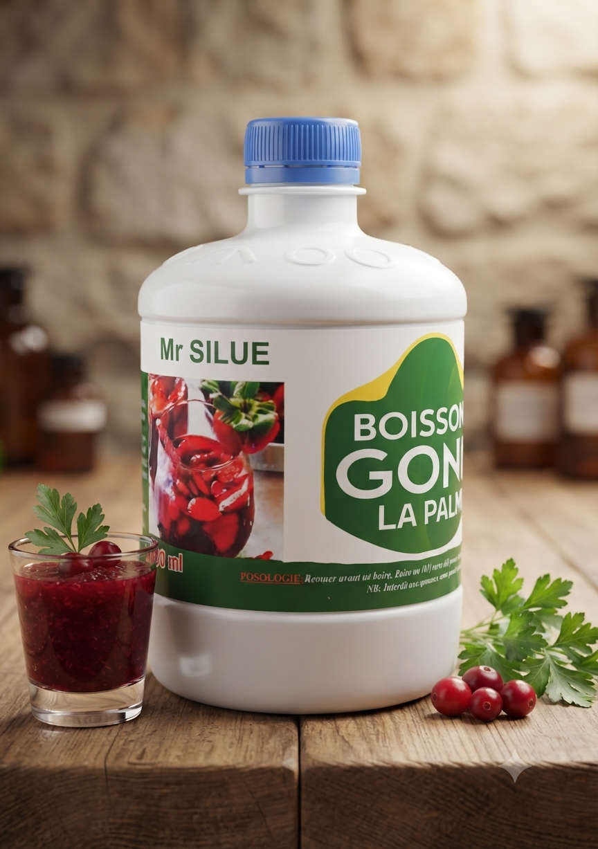 Boisson Tonifiante Gona La Paix - Élixir 100% Naturel (500ml)