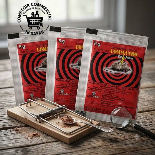 Commando Anti-Rat Powder 5g : Le Raticide Foudroyant et Asséchant