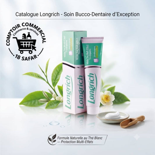 Dentifrice Longrich au Thé Blanc 200g