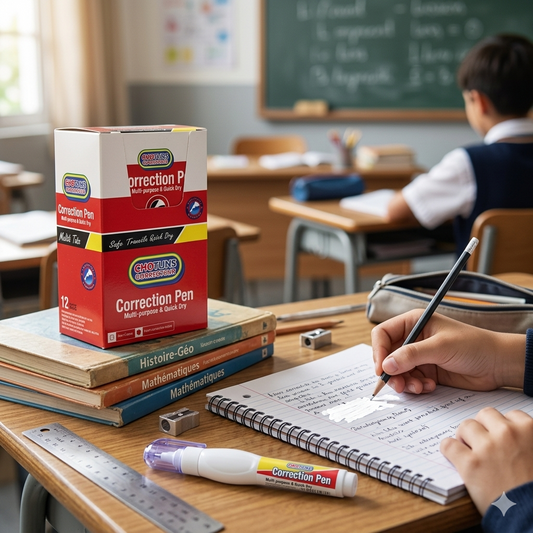 Boîte de 12 Stylos Correcteurs "Blanco"