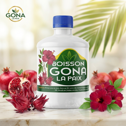 Boisson Tonifiante Gona La Paix - Élixir 100% Naturel (500ml)